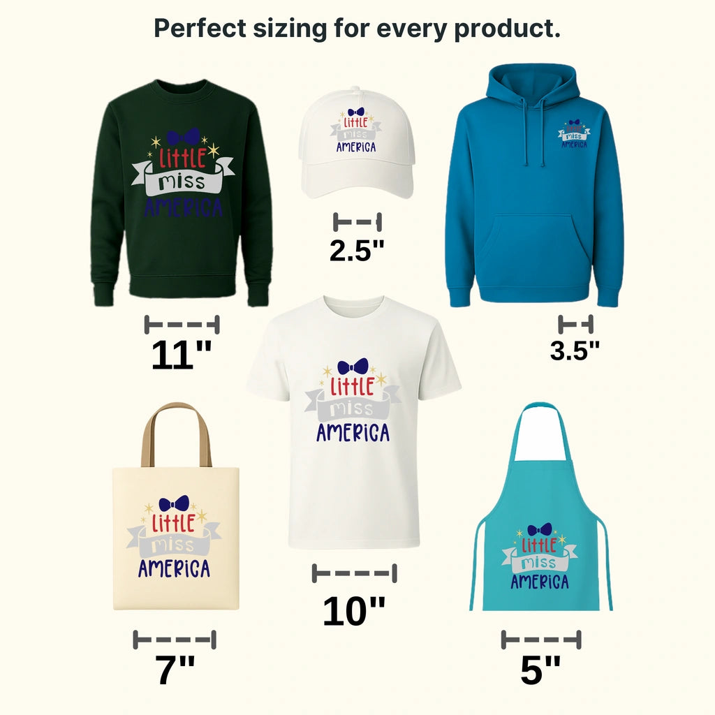 Little Miss America DTF Transfer - transferlegend