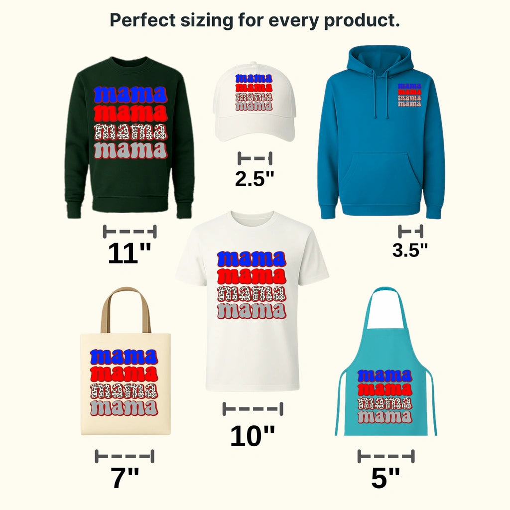 Mama Lettering  DTF Transfer - transferlegend