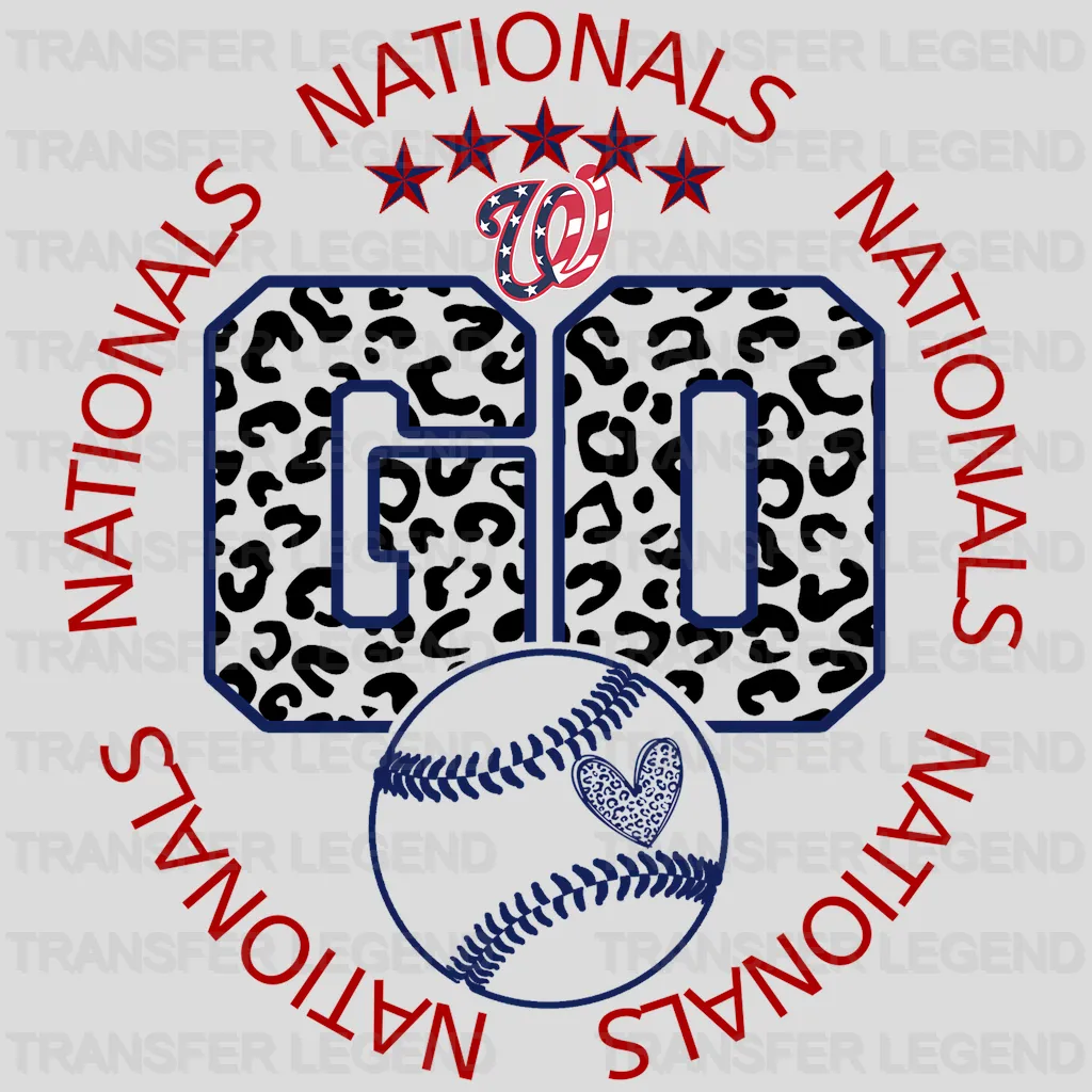Washington Nationals MLB Go DTF Iron On Transfer