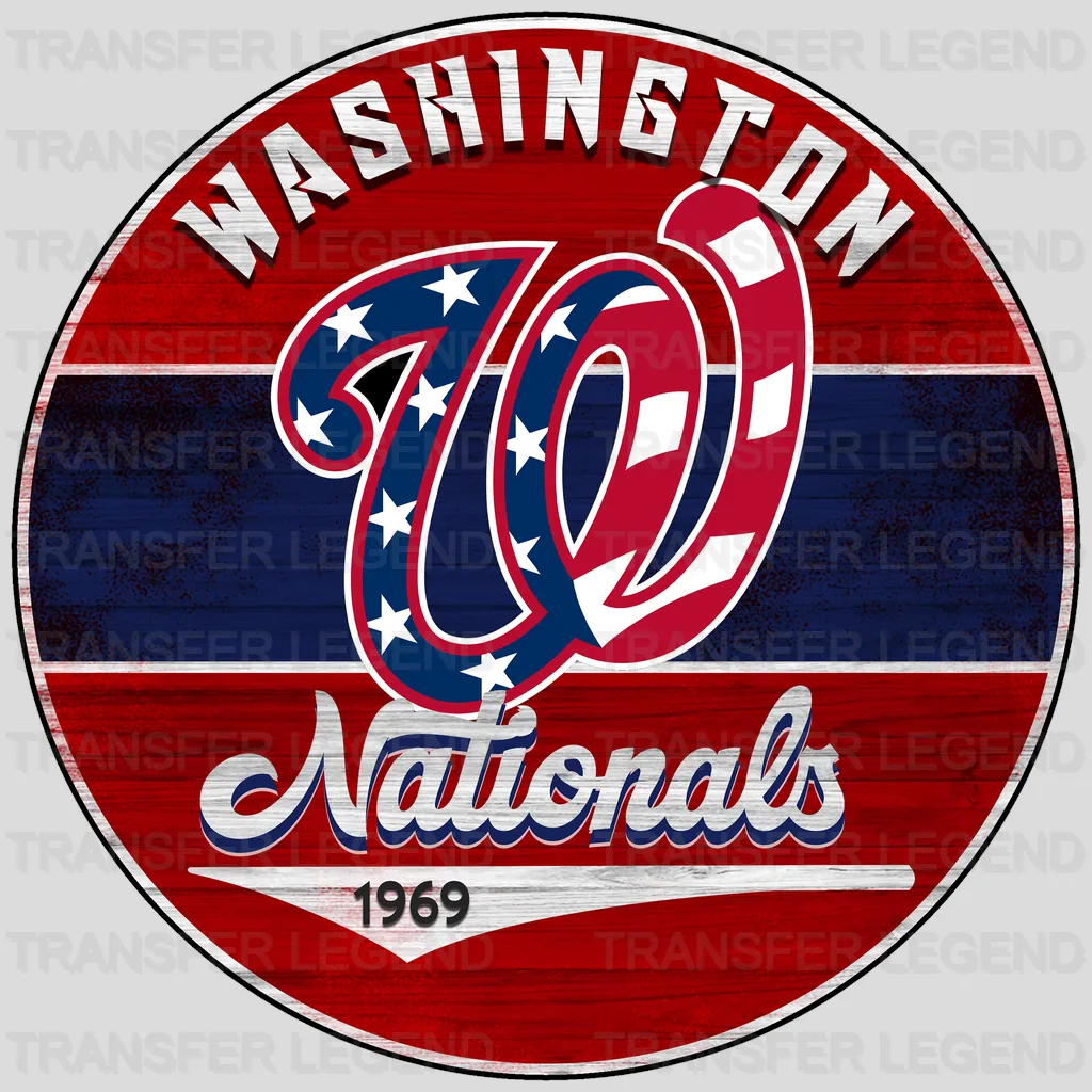 Washington Nationals MLB Est 2005 DTF Iron On Transfer