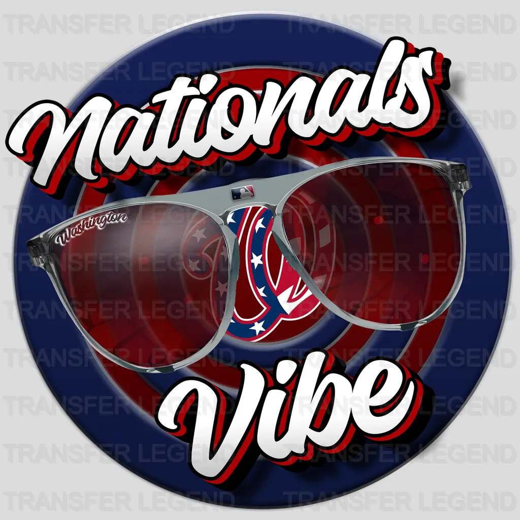 Washington Nationals MLB Nationals Vibe DTF Iron On Transfer