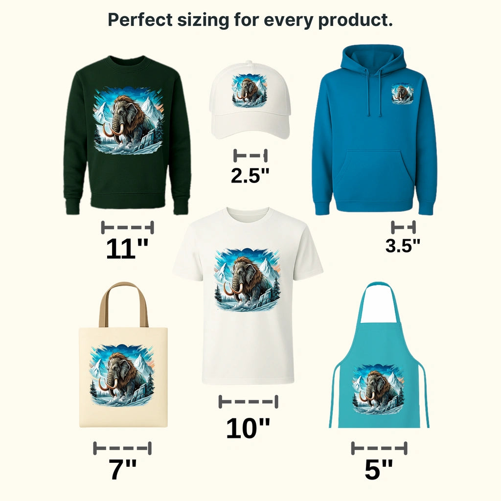 Mountain Animals Winter Design - DTF Heat Transfers - transferlegend