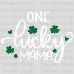 One Lucky Mama St. Patrick's Day Design - DTF heat transfer - transferlegend