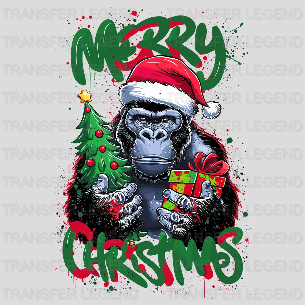 Kong Gifts Christmas design - DTF Heat Transfer - transferlegend