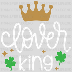 Clover King St. Patrick's Day Design - DTF heat transfer - transferlegend