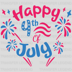 Happy 4th July DTF Transfer - transferlegend