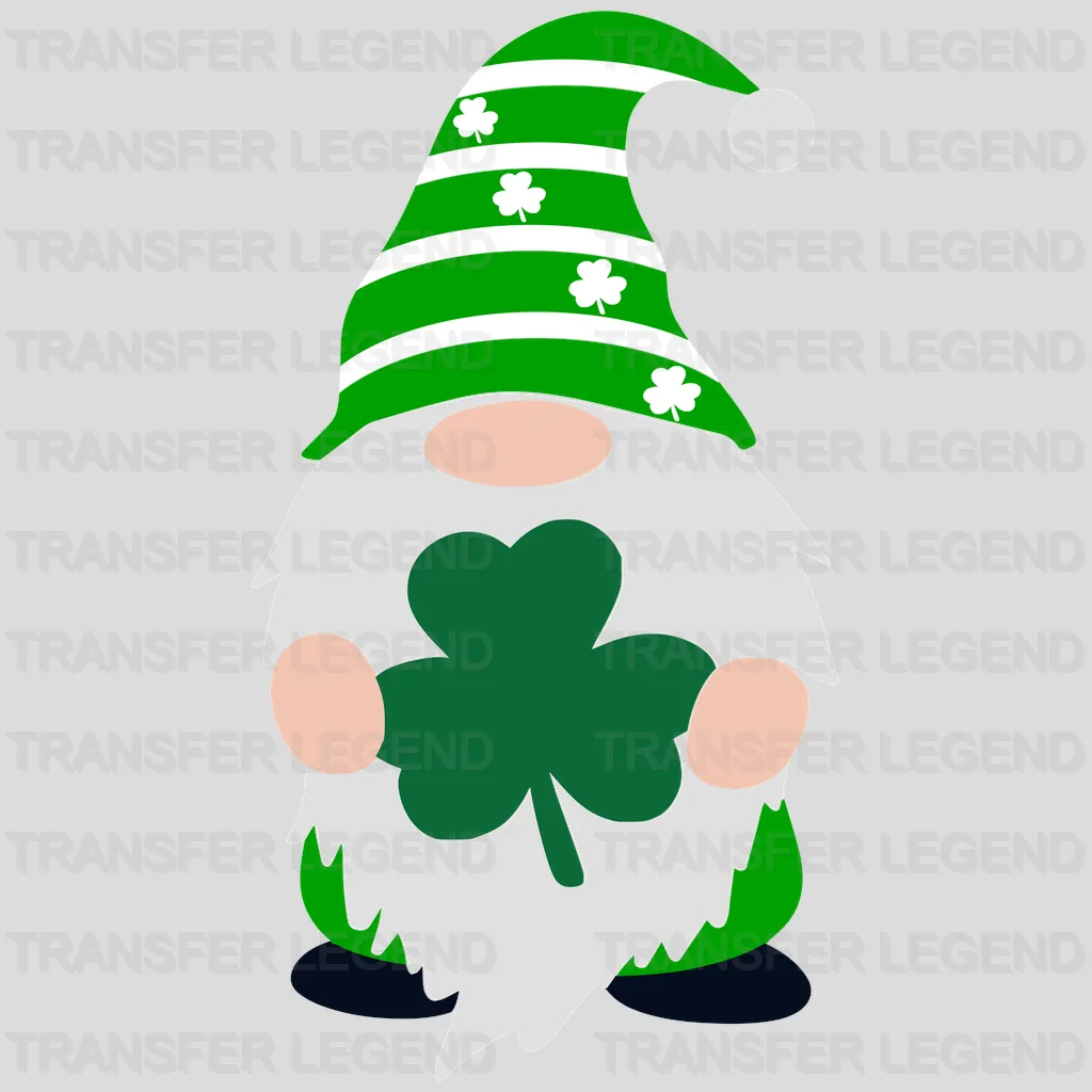 Gnomie St. Patrick's Day Design - DTF heat transfer - transferlegend