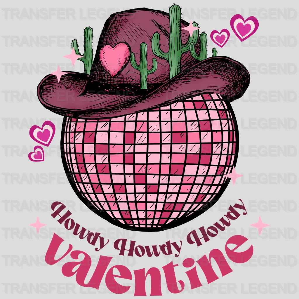 HOWDY HOWDY HOWDY VALENTINE - DTF heat transfer - transferlegend