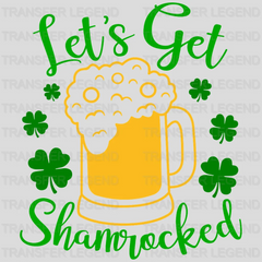 Let's Get Shamrocked St. Patrick's Day Design - DTF heat transfer - transferlegend