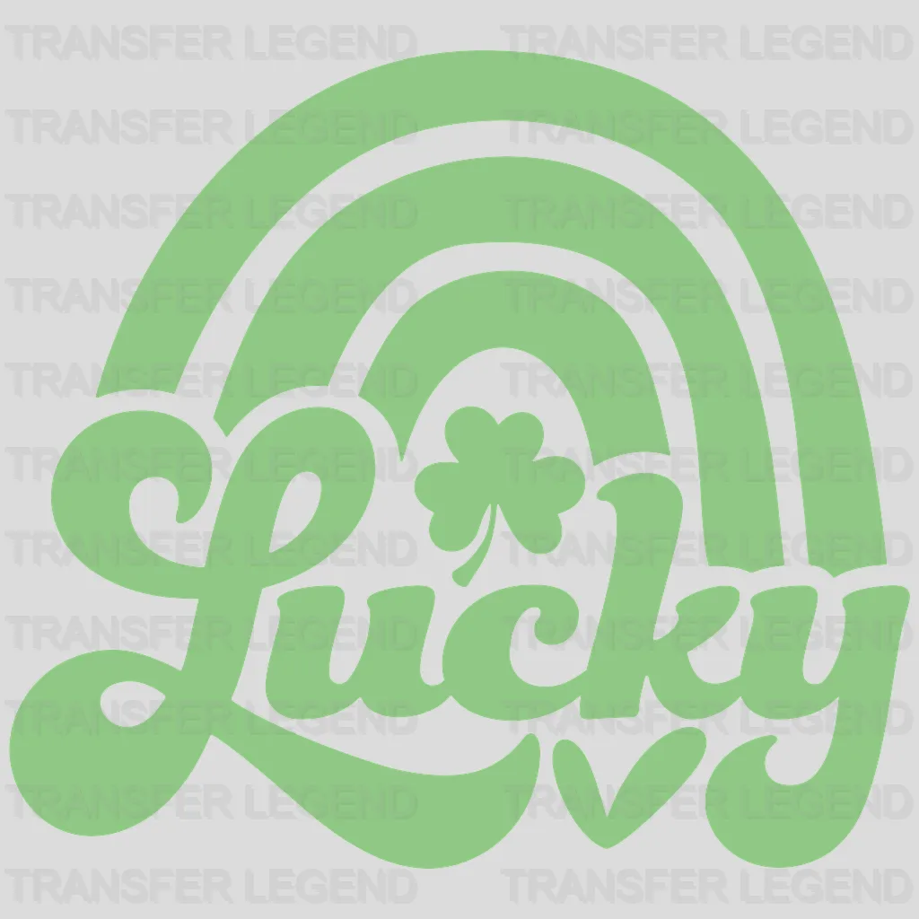 Lucky Rainbow St. Patrick's Day Design - DTF heat transfer - transferlegend