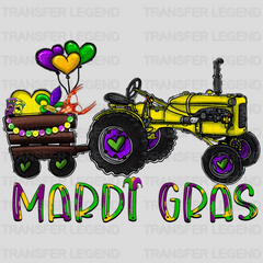 Trucktor Mardi Gras Design- Mardi Gras DTF heat transfer - transferlegend