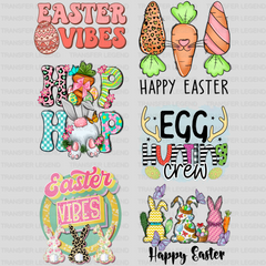 EASTER Premade Gang sheet - 6 PCS 10 INCH - transferlegend