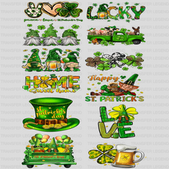 St. Patrick's Day Premade Gang sheet - 12 PCS 10 INCH - transferlegend