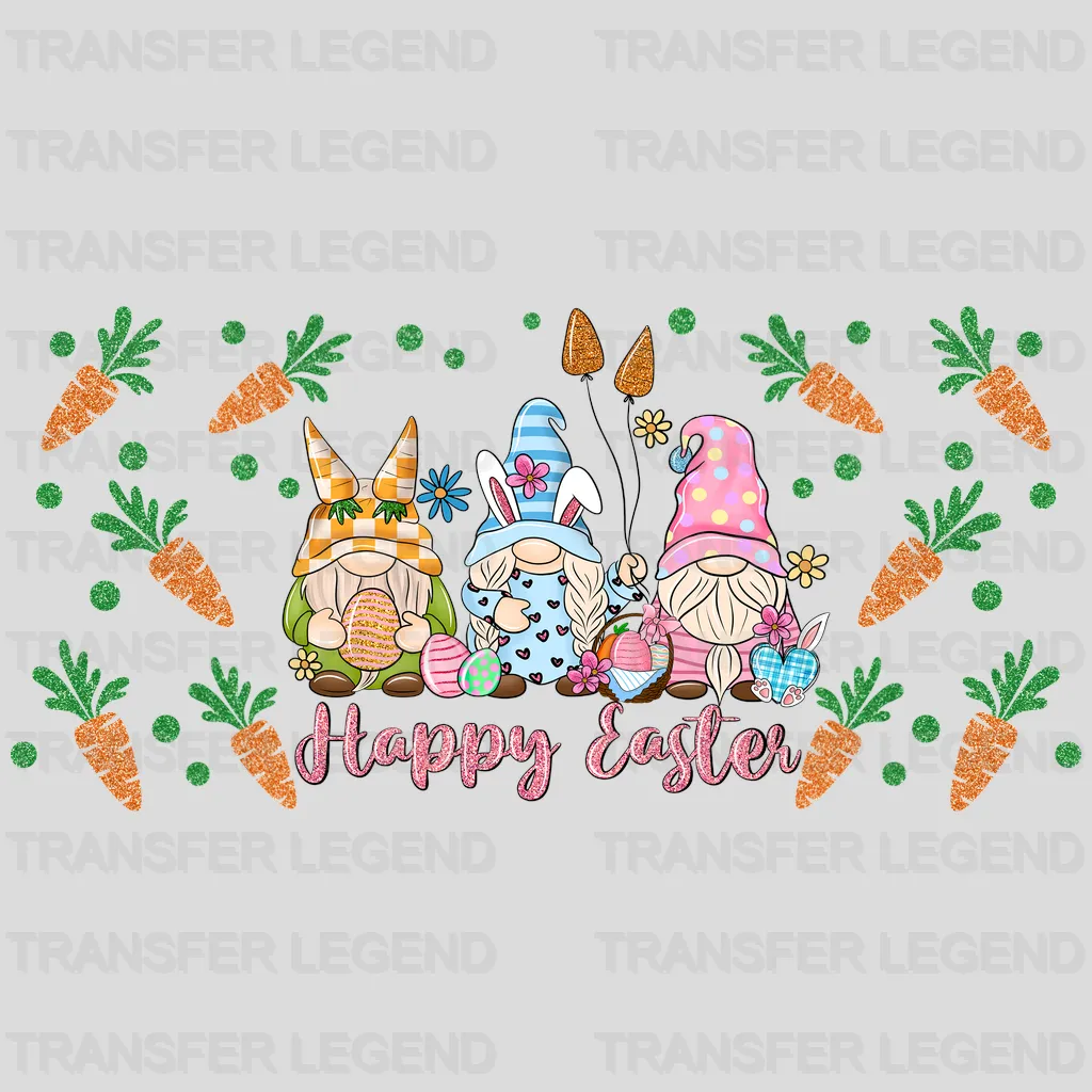 Gnomies Happy Easter UV DTF Transfer Cup Wrap UV DTF Sticker - transferlegend