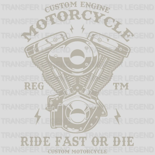 Custom Engine RG - Motocycle Design DTF Heat Transfer - transferlegend