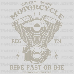 Custom Engine RG - Motocycle Design DTF Heat Transfer - transferlegend