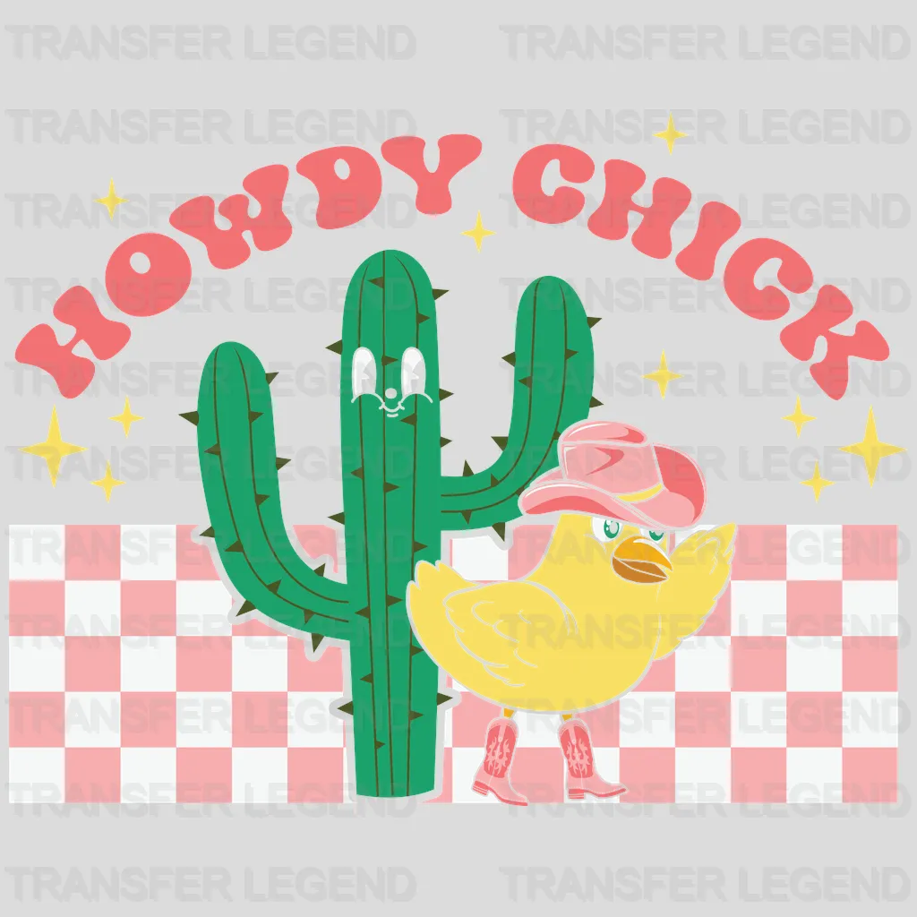 HOWDY CHICK - DTF heat transfer - transferlegend