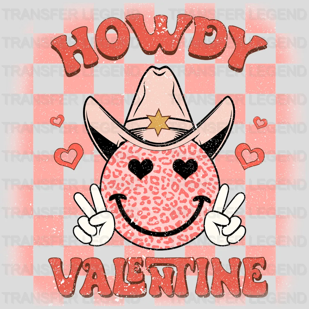 HOWDY VALENTINE COWBOY - DTF heat transfer - transferlegend