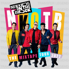 New Kids On The Block The Mix Tape Tour 2022 Design - DTF heat transfer - transferlegend