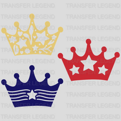 4th Of July Crowns DTF Transfer - transferlegend