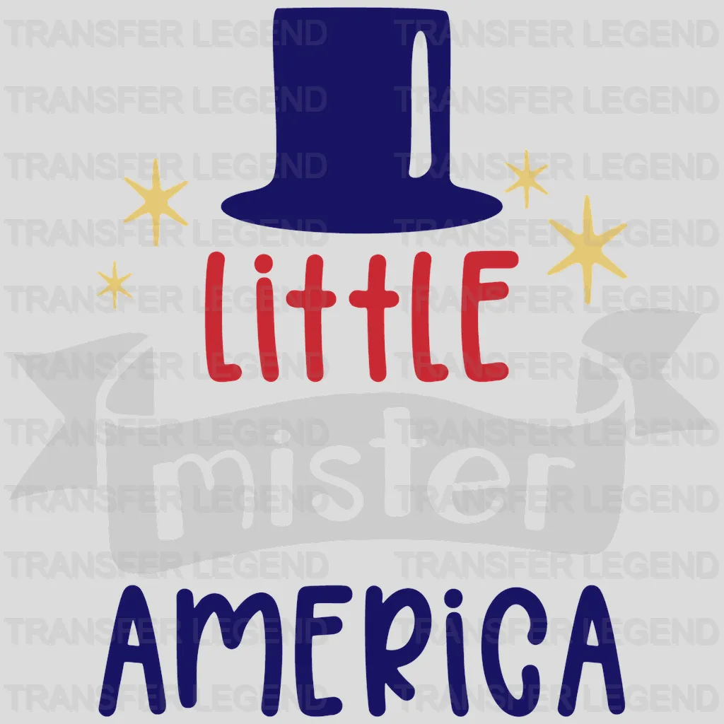 Little Mister America DTF Transfer - transferlegend