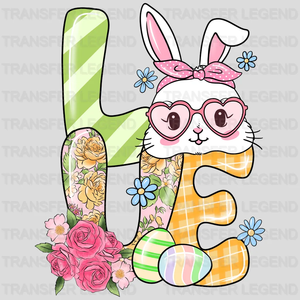 LOVE Easter Design - DTF heat transfer - transferlegend