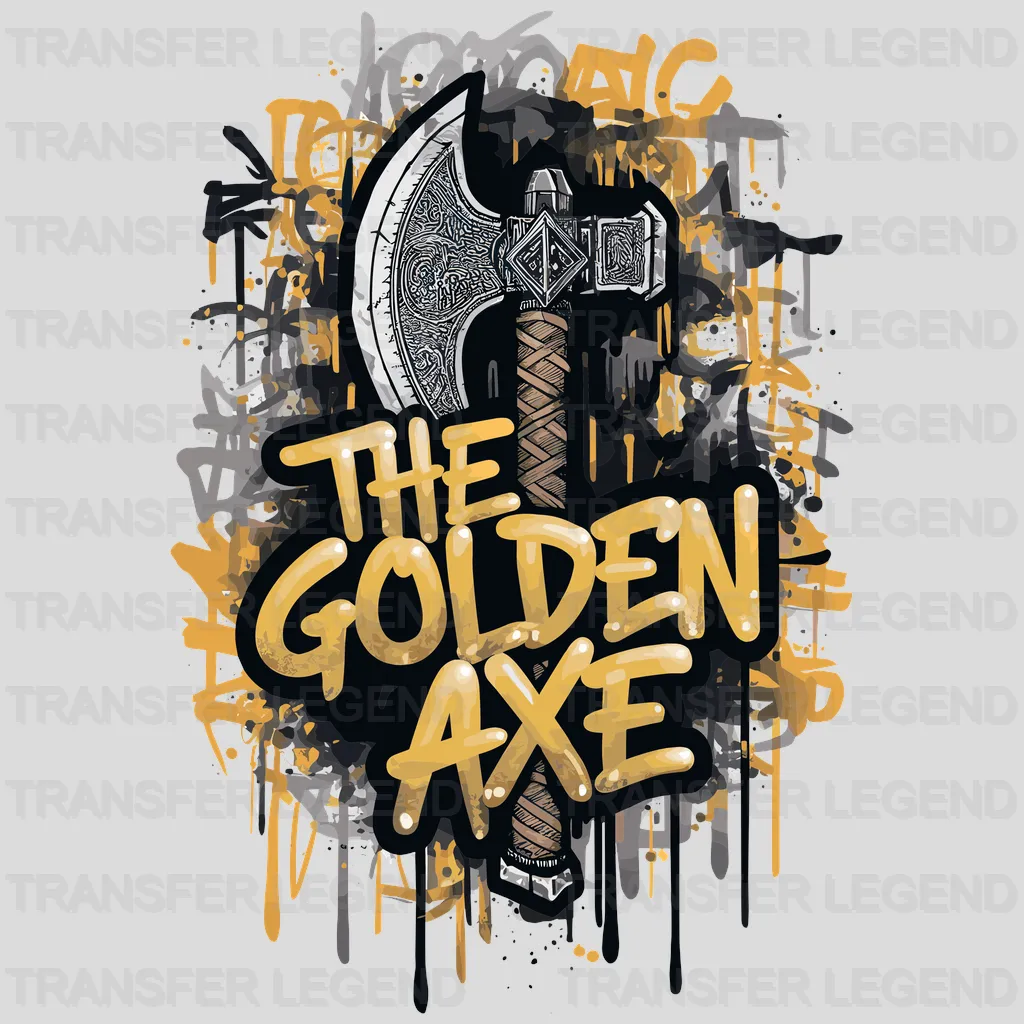 The Golden Axe Nordic Design - DTF Heat Transfer - transferlegend