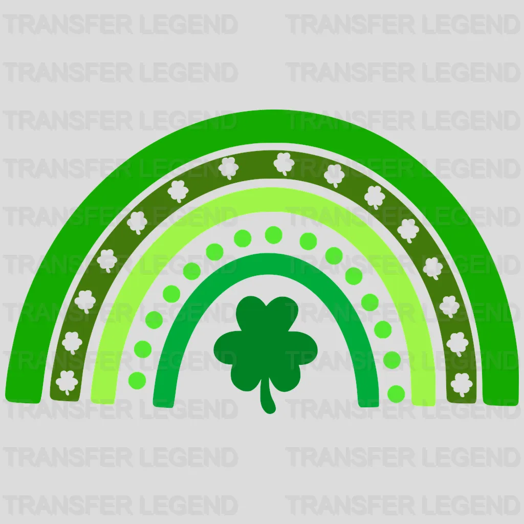 Rainbow St. Patrick's Day Design - DTF heat transfer - transferlegend