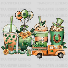 Cups St. Patrick's Day Design - DTF heat transfer - transferlegend