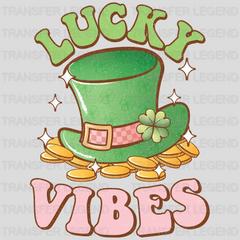 Lucky Vibes St. Patrick's Day Design - DTF heat transfer - transferlegend