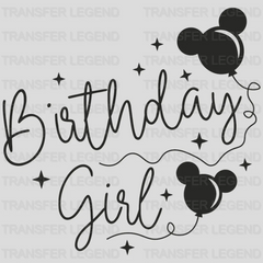 Disney Birthday Girl Design - DTF heat transfer - transferlegend