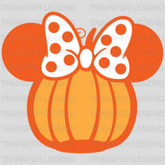 Halloween Minnie- Mickey Pumpkin Head Design - DTF heat transfer - transferlegend