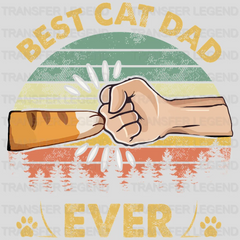 Best Cat Dad Ever Design - DTF heat transfer - transferlegend