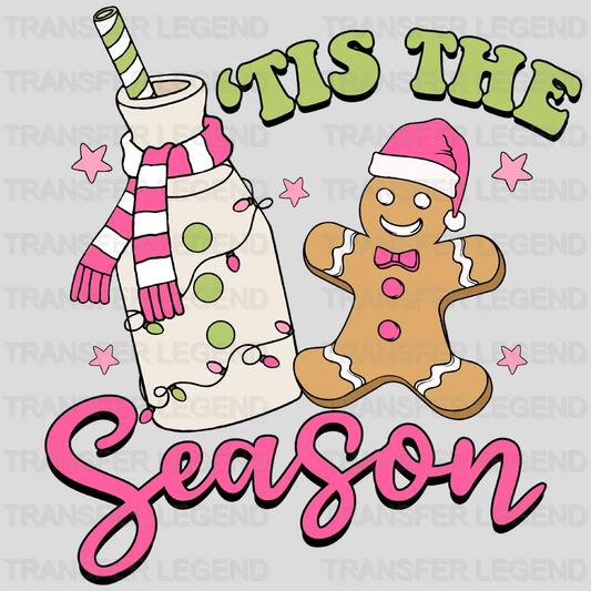 TIS THE SEASON Christmas Design - DTF heat transfer - transferlegend