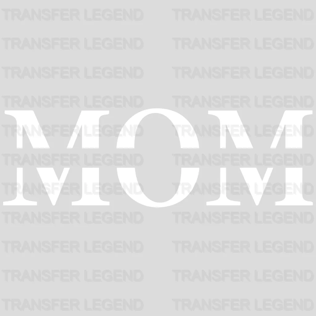 Mom Monogram- Mothers Day  - Funny Mom - Design - DTF heat transfer - transferlegend