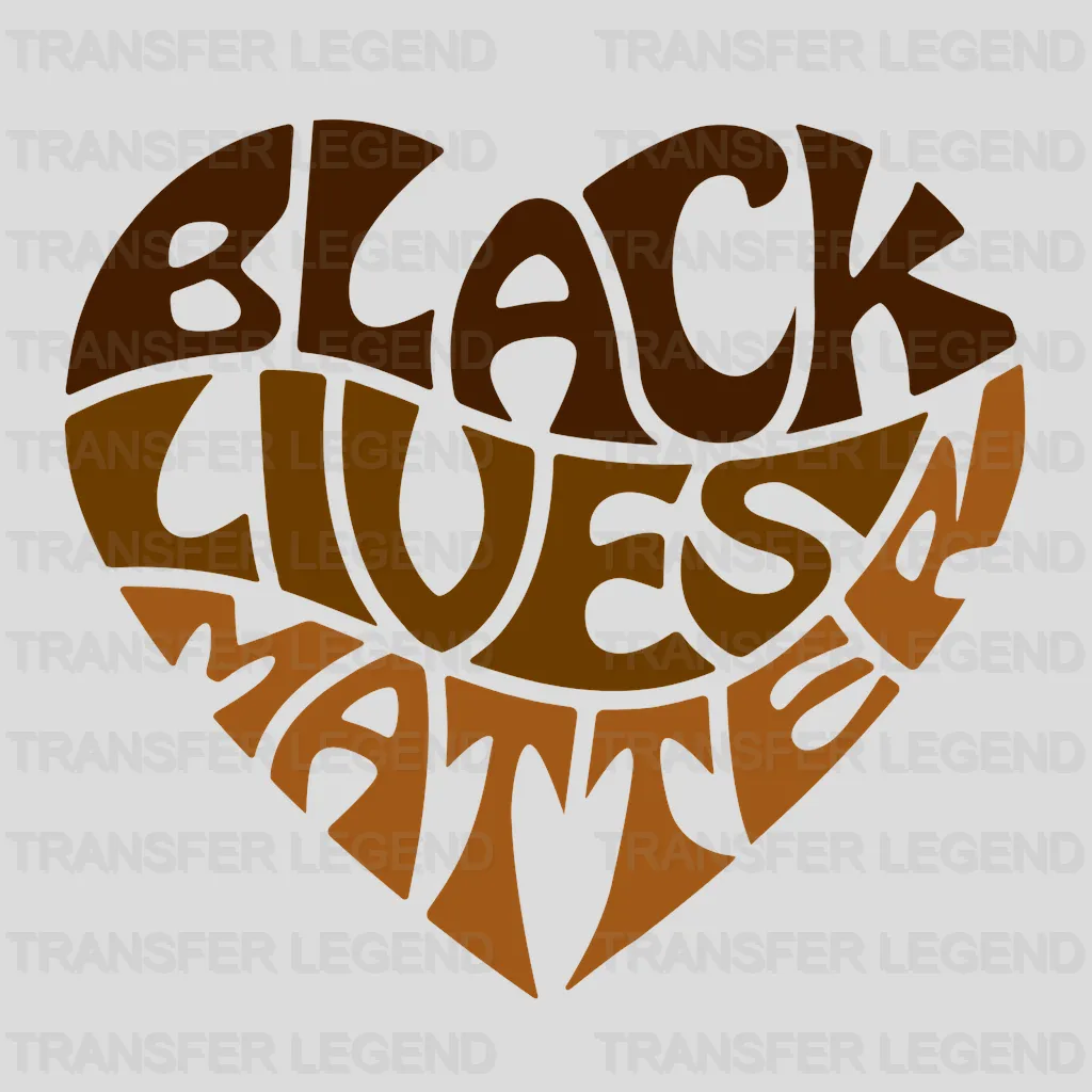 Black Lives Matter - BLM design DTF heat transfer - transferlegend