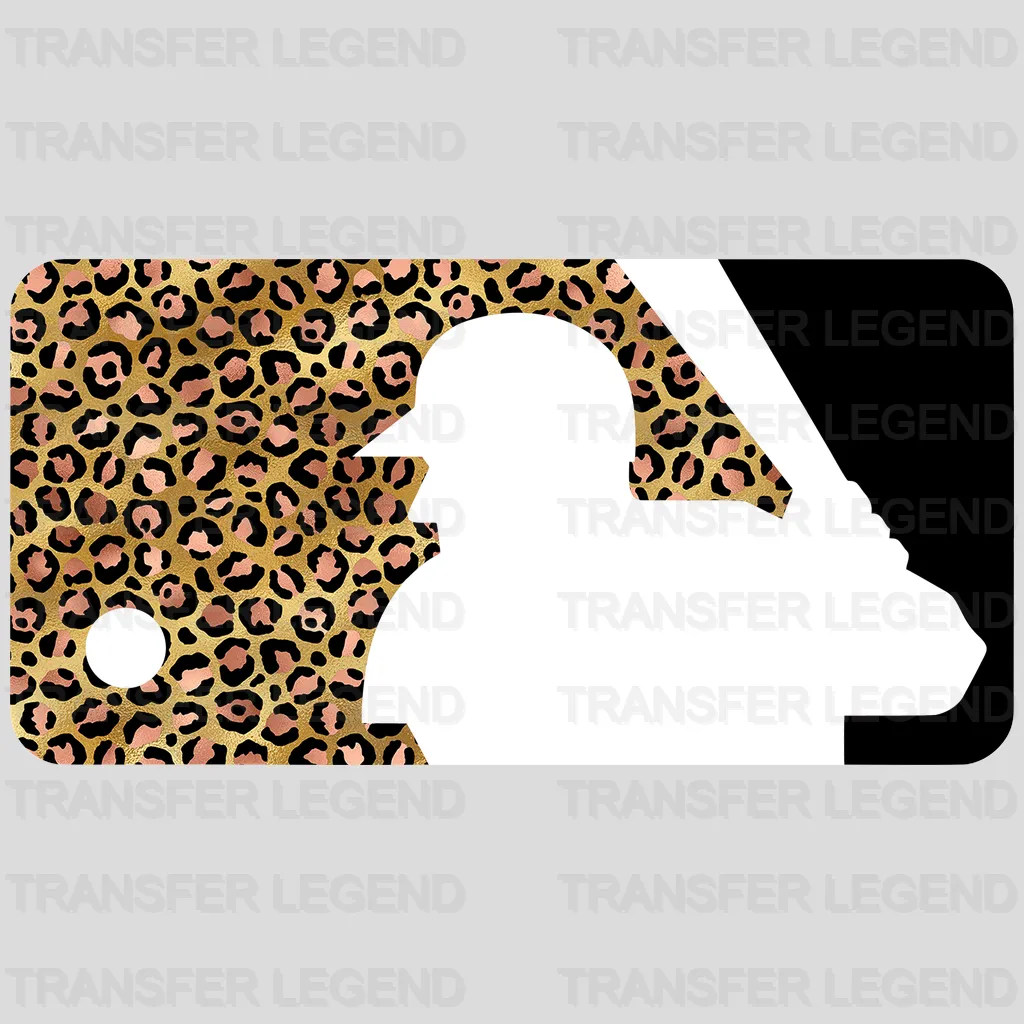 Baseball Man Leopard DTF Transfer - transferlegend