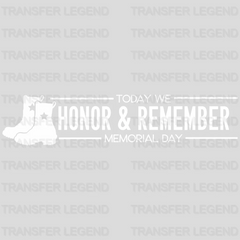 Honor & Remember - Memorial Day DTF Transfer - transferlegend