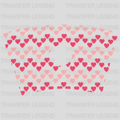 Hearts UV DTF Transfer Cup Wrap UV DTF Sticker - transferlegend