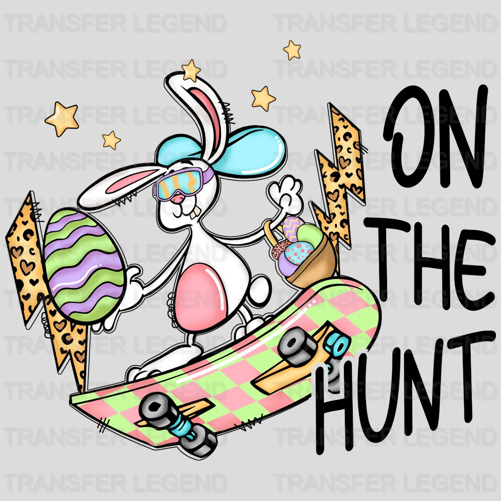 On The Hunt Easter Design - DTF heat transfer - transferlegend