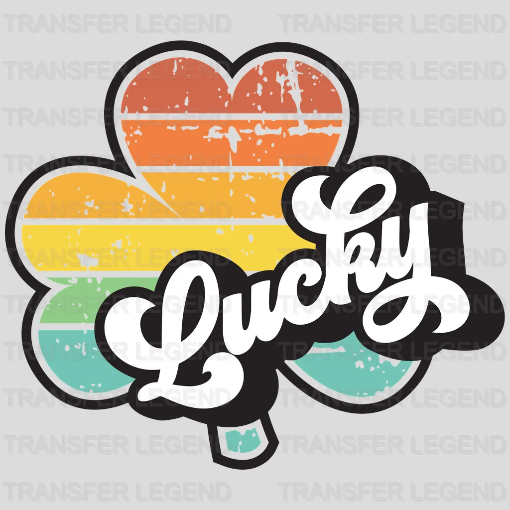 Lucky St. Patrick's Day Design - DTF heat transfer - transferlegend