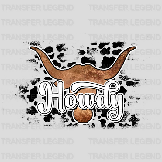 Howdy Skull DTF Transfer - transferlegend