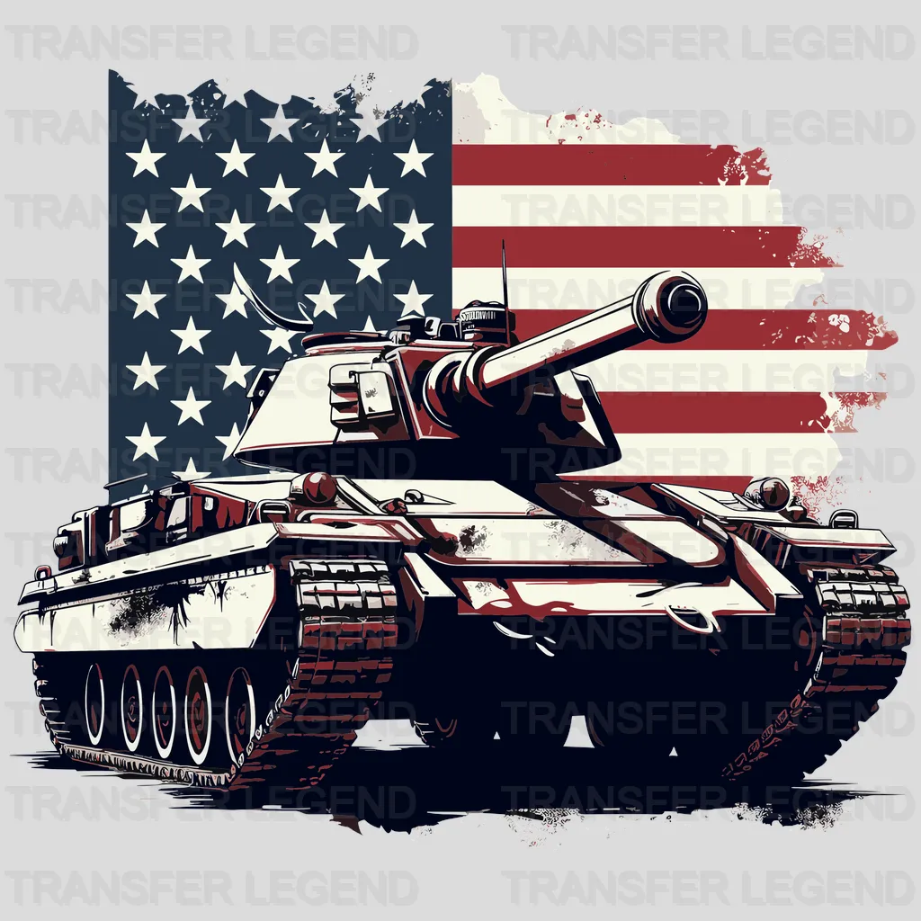 Panzer Time USA Design - DTF Heat Transfers - transferlegend