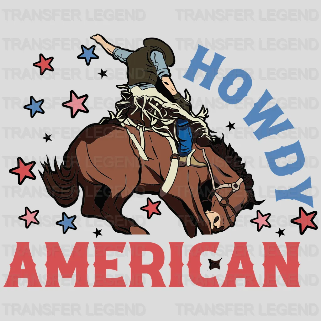 Howdy American DTF Transfer - transferlegend