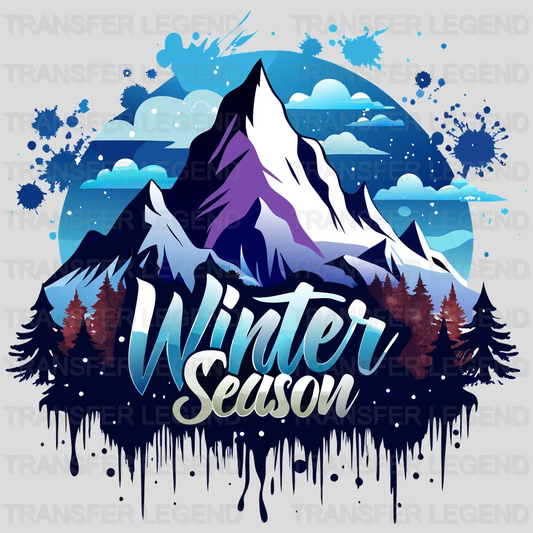 Winter Season Winter Design - DTF Heat Transfers - transferlegend