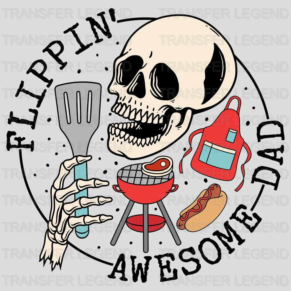 Flippin' Awesome Dad Design - DTF heat transfer - transferlegend