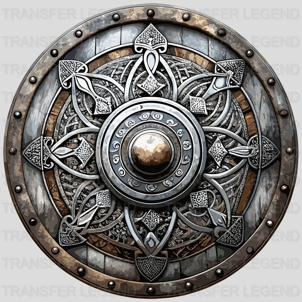 Panzer Shield Nordic Design - DTF Heat Transfer - transferlegend