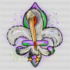 Mardi Gras Design- Mardi Gras DTF heat transfer - transferlegend