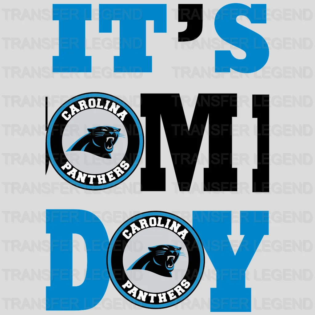 Carolina Panthers “It’s Game Day” Wordmark NFL Design - DTF Heat Transfer