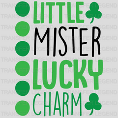 Little Mister Lucky Charm St. Patrick's Day Design - DTF heat transfer - transferlegend